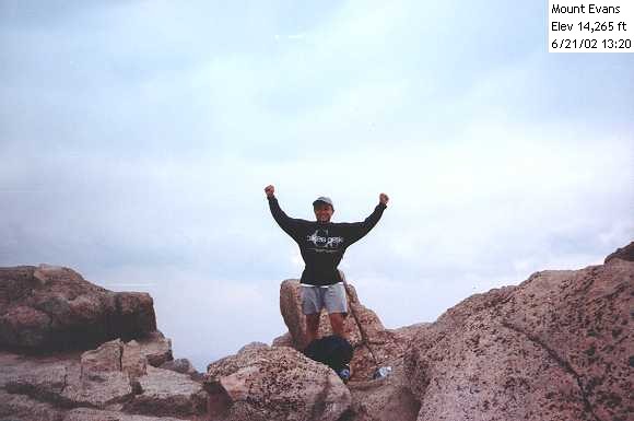 Summit of Evans