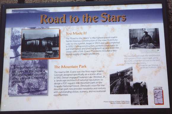 Displays at Evans Summit
