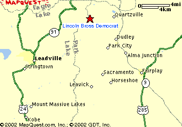 Mt Democrat (14,155 ft), Mt Lincoln (14,293), Mt Bross (14,178 ft), Alma, Colorado