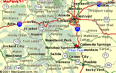 Pikes Peak (14,115 ft), Manitou Springs, Colorado