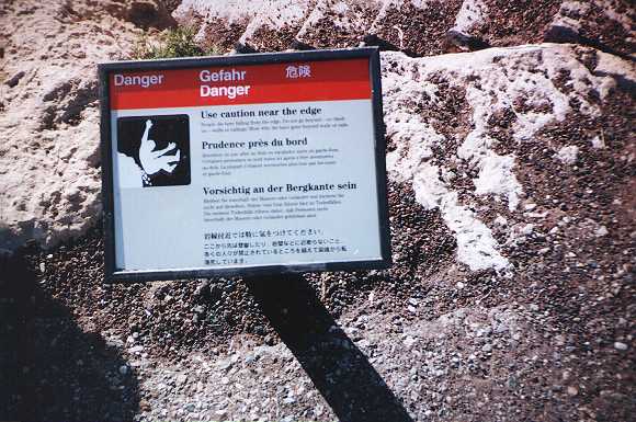 Don't fall in!