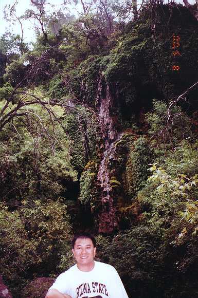 Waterfall near Tonto Natural Bridge