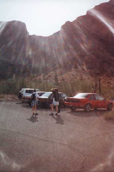 Sunshine in front of Picacho