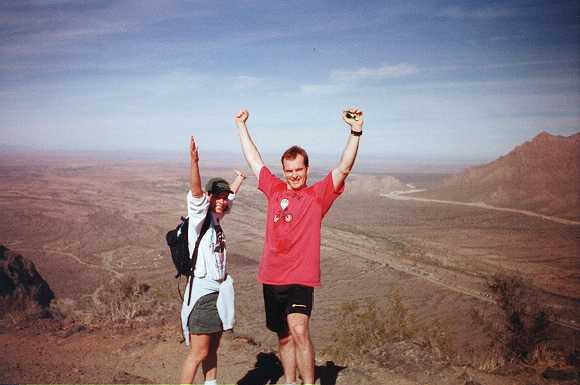 Victory pose