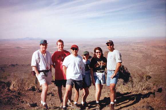 Group photo on top of Picacho