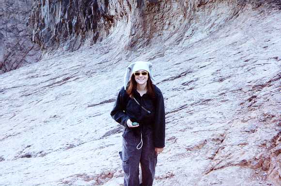 Rachel at Waterfall