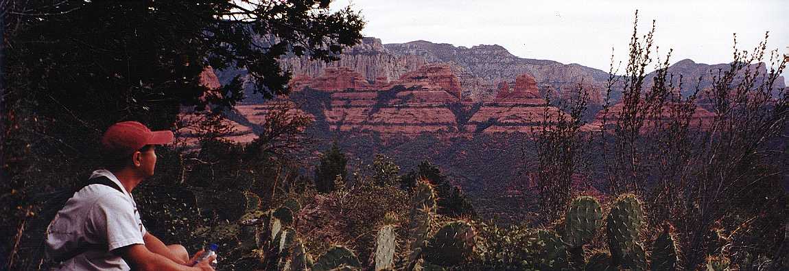Panorama of Mitten Ridge
