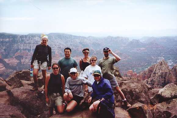 Group photo at top of Wilson