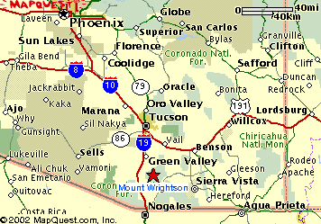 Mount Wrightson (9,456 ft), Madera Canyon, Tucson, Arizona